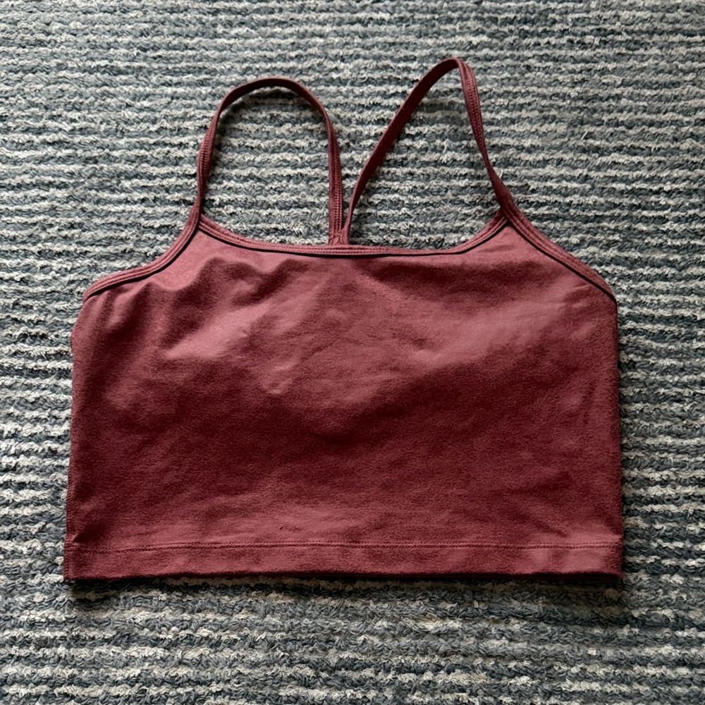 Aerie Burgundy Strappy Bralette
